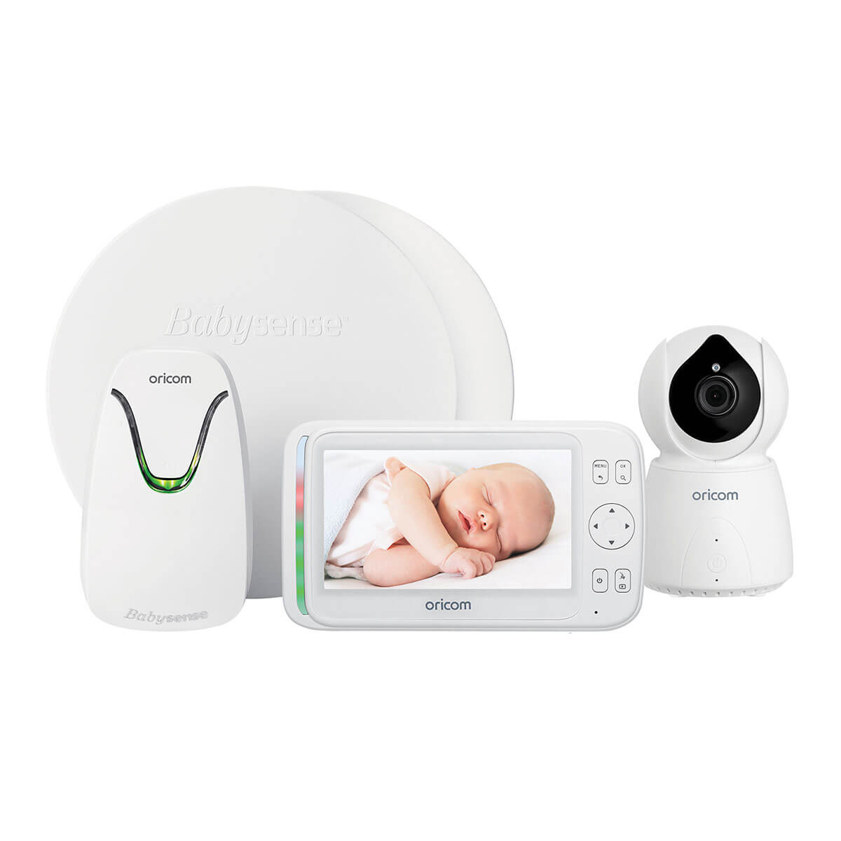 Oricom baby monitor 2024 with sensor pads