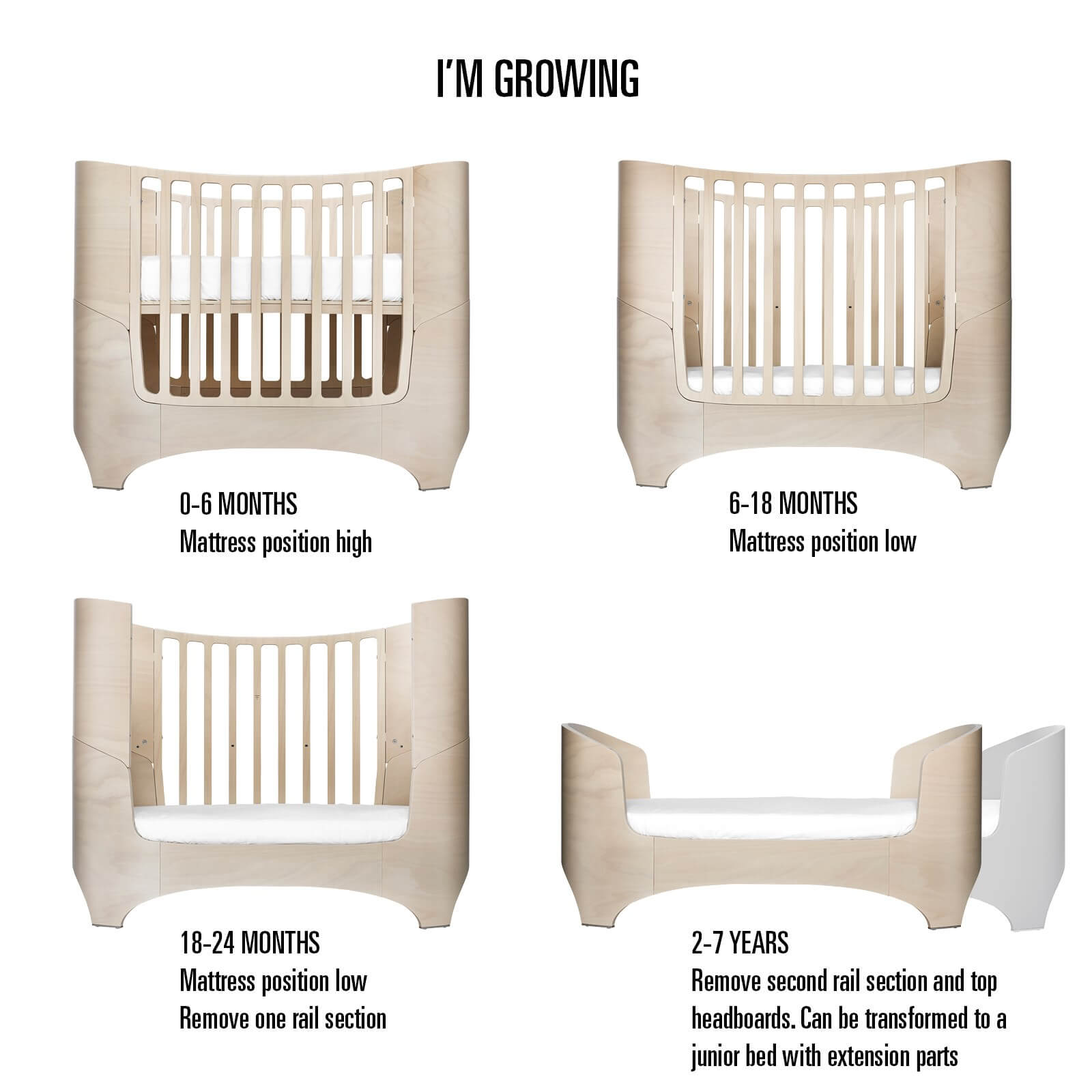 Leander crib best sale